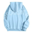thumbnail image 7 of Womens Back Letter Print Hoodies Fashion Oversize Long Sleeve Loose Hooded Sweatshirt y2k Casual Sweatshirts With Pocket, 7 of 7