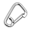 thumbnail image 4 of Durable 304 Stainless Steel Carabiner Spring Clip Hook for Hiking Camping - M6 60mm, 4 of 6