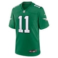 thumbnail image 2 of Men's Nike A.J. Brown Kelly Green Philadelphia Eagles Alternate Game Player Jersey, 2 of 6