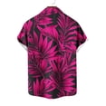 thumbnail image 5 of SCSAlgin Men's Hawaiian Shirts Short Sleeve Casual Floral Button Down Tropical Shirt Summer Holiday Beach Shirt, 5 of 5
