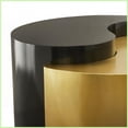 thumbnail image 4 of Black & Gold Ying Yang Iron Coffee Table for Modern Living Room – Durable, Stylish Focal Point, 4 of 8