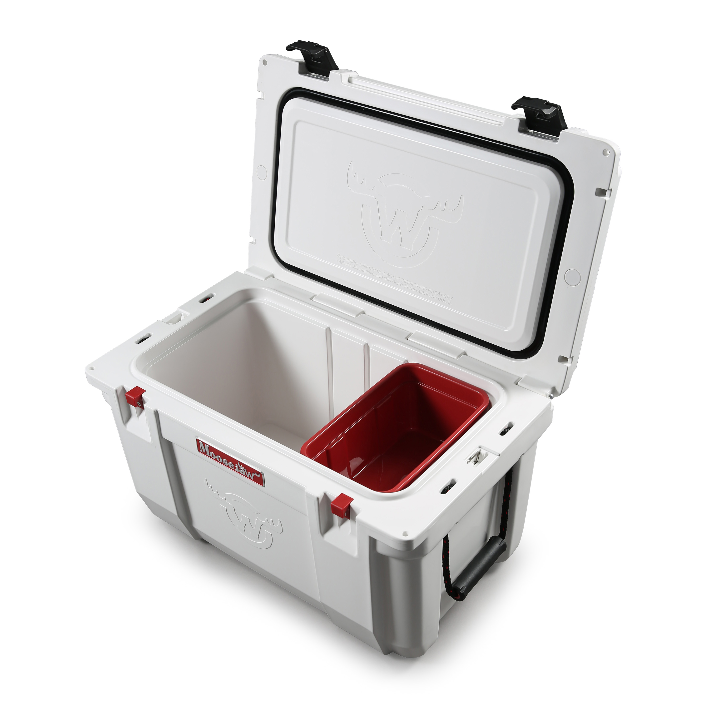 Moosejaw 50 Quart Ice Fort Hard Cooler with Microban, Snow - image 4 of 12