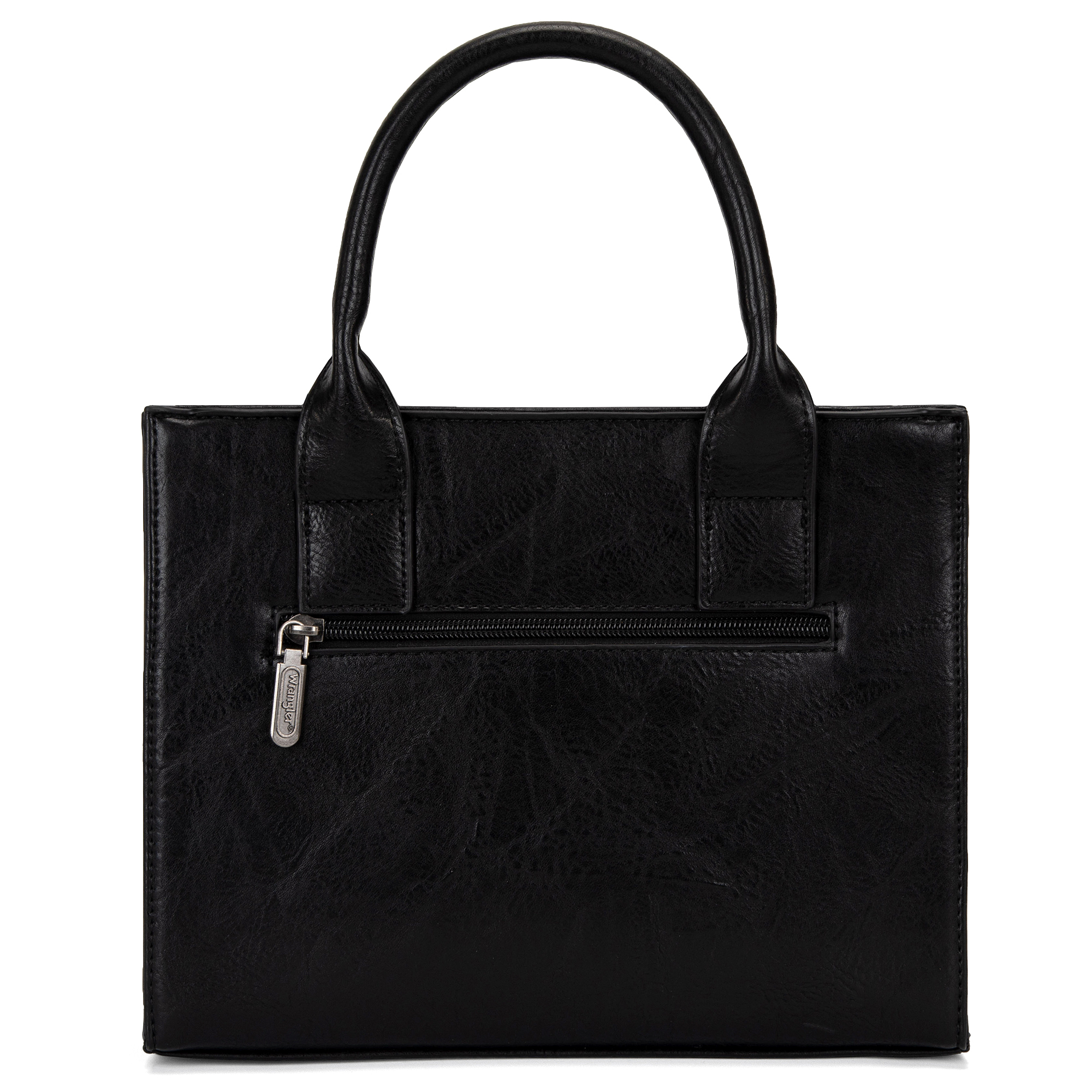 Montana West Wrangler Women's Black Crocodile Tote photo 6