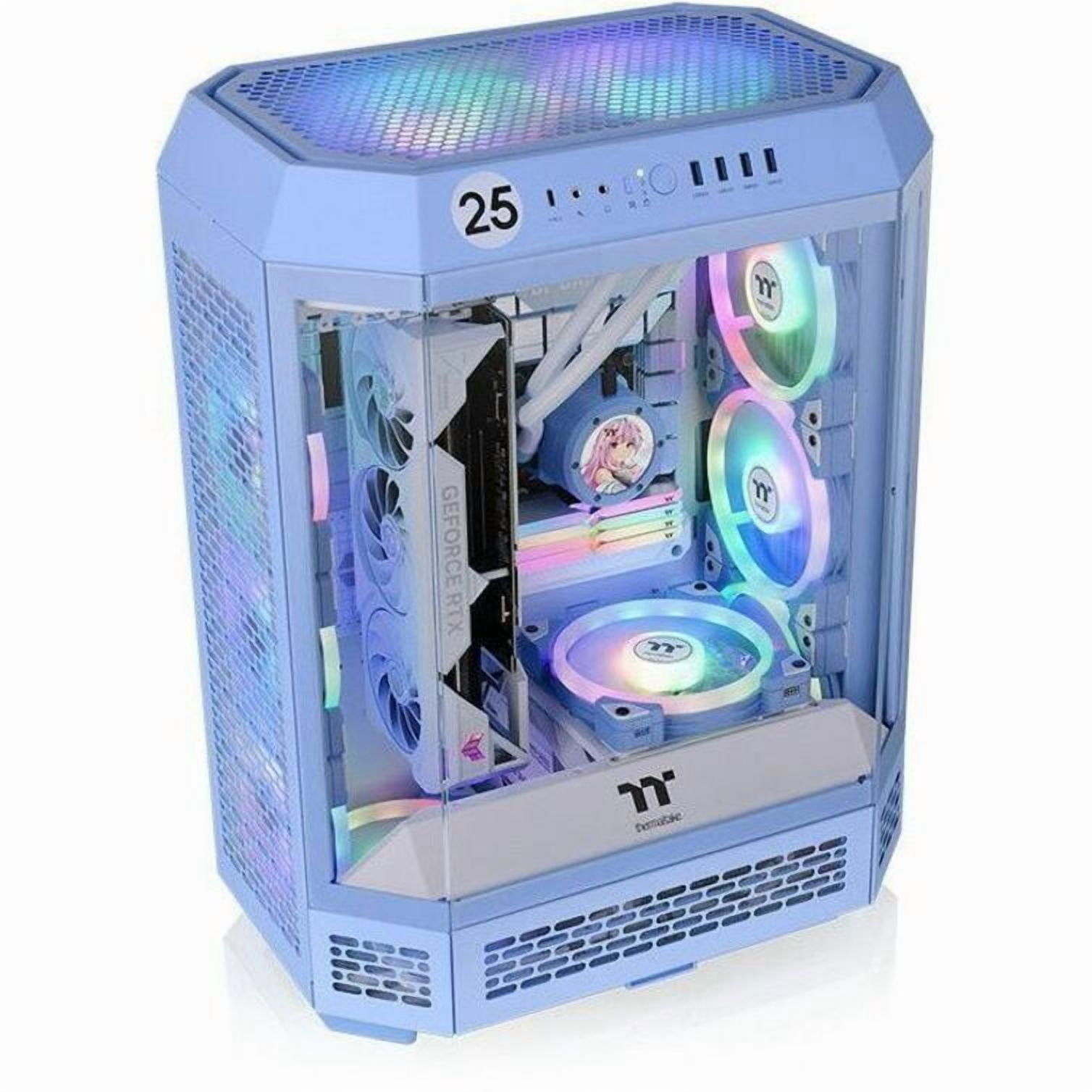 Thermaltake The Tower 600 Hydrangea Blue Mid Tower ATX Chassis CA-1Z1-00MFWN-00