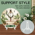 thumbnail image 4 of YladaFaie Watercolor Vintage Bathtub Silent Wall Clocks for Living Room Kitchen Decor Bathroom Farmhouse Cabin Non Ticking Decorative Clock 10-Inch Round Clocks, 4 of 7