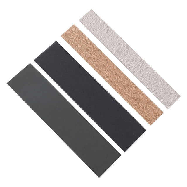 4Pcs Fret Leveler Beam Sandpaper Guitar Fret Sanding Paper Luthier Sanding Reparing Tool With Multiple Grit Levels For Guitar Fret