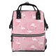 thumbnail image 1 of Easygdp Pink Flamingos and Flowers para Bolsa de Bebé de Gran Capacidad con Múltiples Bolsillos, Bolsa de Pañales para Padres, Bolsa de Viaje Organizada y Elegante, 1 of 6