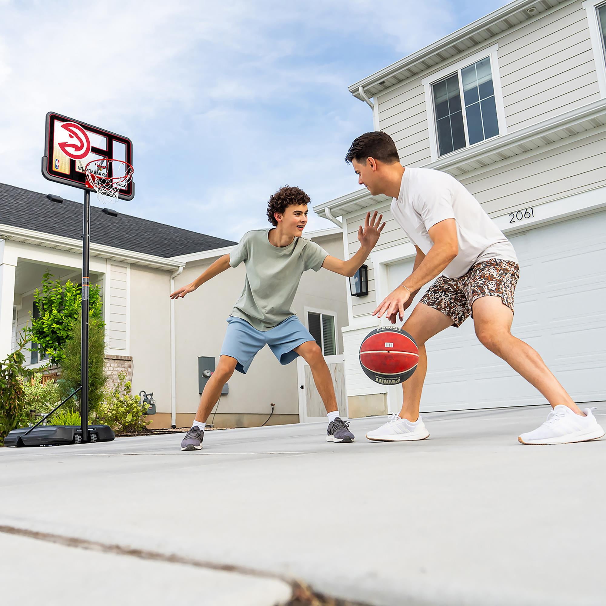 Lifetime NBA Atlanta Hawks 44" Portable Basketball Hoop with Wheels - 7.5 to 10 Ft Adjustable Height