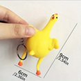 thumbnail image 4 of Chicken Squishy Toy Yellow Kawaii Keychain with Egg-Laying Feature for Stress Relief and Relaxation, 4 of 5