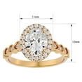 thumbnail image 5 of SuperJeweler 2 1/2 Carat Oval Shape Moissanite Engagement Ring In 14 Karat Yellow Gold For Women, 5 of 6