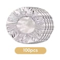 thumbnail image 2 of NANDIYNZHI2026 New Reusable Aluminum Foil Food Covers Adjustable Food Storage Covers For Kitchen Fresh-Keeping Insulation Film Universal Adjustable Storage Bags for Any Bowl Plate(100pcs),Style E, 2 of 9