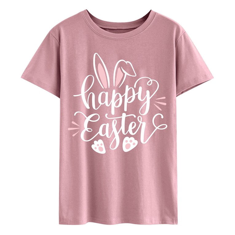 Cute Letter Printed Rabbit Graphic 