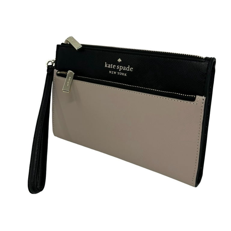 Kate spade 財布 Kate Spade New Staci Saffiano Leather Double Zip Wristlet Warm