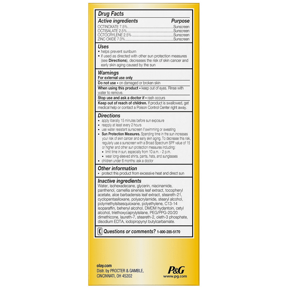 Olay Complete Defense Sensitive Skin Moisturizer SPF 30, 2.50 oz (Pack of 4)