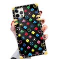 thumbnail image 1 of Yuning419 Funda Compatible Con Iphone 12 Mini Funda De Lujo Suave Tpu Y Parte Trasera De Pc Dura Para Niñas Y Mujeres Cubierta Protectora A Prueba De Golpes Colorido Amor Trébol De Cuatro Hojas, 1 of 5