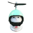 thumbnail image 2 of Kmbangi Bicycle Cartoon Handlebar Decoration, Cute Cat with Propeller, Helmet, 2 of 10