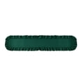 thumbnail image 2 of Doghiosgha Satin Ruffle Table Runner Wedding Bridal Shower Birthday Dinner Table Decor, 11.8x47.2 Inch, Green, 2 of 6
