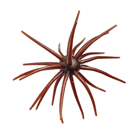 1PC Brown Minibee Sea Urchin Bait Soft Swimbait Floating Lifelike Fishing Lure for Outdoor Freshwater Saltwater Finesse Fishing