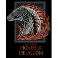 thumbnail image 2 of Men's Game of Thrones: House of the Dragon Fire Dragon Portrait Graphic Tee Black X Large, 2 of 5