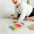 thumbnail image 2 of HLONK 1 Set Percussion Musical Instruments 8 Notes Glockenspiel Xylophone with Sticks, 2 of 11