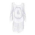 thumbnail image 6 of EHQJNJ Plus Size Beach Coverups for Women Women's Swimwear Cover up Crochet Lace Bikini Swimsuit Cover up Knit Dress Swimsuit Cover up Skirt for Women Plus Size Beach Coverups for Women, 6 of 6