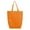 Orange, variant on Q-Tees Q1251 Non-Woven Gusset Bottom Tote-Black