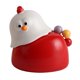 thumbnail image 1 of Conjunto de Escritorio de Oficina Adorable Pollo en Forma de Palillo de Dientes Horquilla de Fruta Conjunto Combinado de Almacenamiento de Palillo de Dientes para el Hogar Escritorio de Caja con Almac, 1 of 6