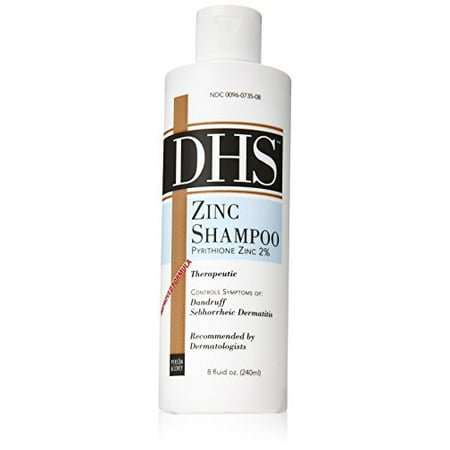 3 Pack DHS Zinc Shampoo Pyrithione Zinc 2% 8 Oz