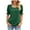 Green, variant on Otvok Womens Short Sleeve Tops Casual Solid Color Square Neck Ruffle Sleeve Blouses T-Shirt