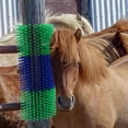 thumbnail image 5 of Livestock Scratching Brush Kit - Dual Color  Grooming Tool for Cows Goats Sheep Pigs with Mounting Screws, 5 of 6
