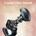 thumbnail image 6 of Open Ear Headphones Head Set Bluetooth Induction Earphones Wireless Ear Clips Ear Buds Bone Conducting Conduction Clip On Headphones Open Ear Earbuds Ear Clip Bone Conduction Earbuds, 6 of 6