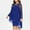 Blue, variant on YanHoo Party Dresses for Women 2026 Plus Size Dresses for Curvy Women V Neck Chiffon Knee Length Dress Sequin Elegant Dresses for Evening Party Womens Dress Sale
