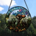 thumbnail image 2 of Elephant Stained Glass Suncatcher, Elephant Christmas, Elephant Decor, Christmas Suncatcher Ornament Decorations for Outdoor, for Men Unique Yk4XEL, 2 of 5