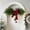Green#580, variant on Christmas Door Swag with Bells Pinecones and Velvet Bow Artificial Hanging Christmas Decoration for Front Door Mirror Fireplace Mantel Indoor Holiday Decor