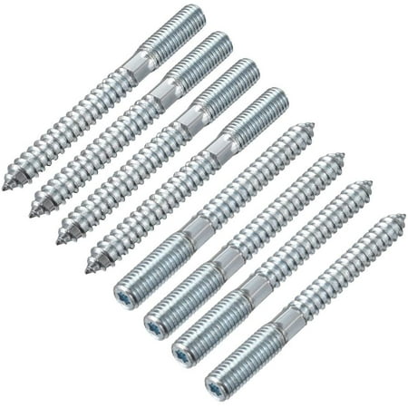 

Southwith M10 Hanger Bolts Length 4 ( 100mm ) Double Headed Bolts Self- Tapping Screw 10mm Wood Joint Furniture Legs 8pcs Fashion