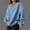 Z002-BU2, variant on Women's Oversized V Neck Sweatshirt Long Sleeve Pullover Comfy Tops Casual 2025 Fall Fashion Basic Loose Shirts