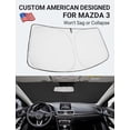 thumbnail image 2 of Protector solar para parabrisas Proadsy 2025 mejorado para Mazda 3 2014-2018, 2 of 9