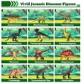 thumbnail image 4 of VKZON 12pcs Jumbo Realistic Dinosaur Toy PVC Model Action Figure Set With Dino Book ,Educational Learning Toy Collector Figure Gift For Kids, 4 of 9