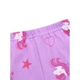 thumbnail image 5 of SXIMEE 3-8T Long Sleeve Snug Fit Pajamas for Girls 100% Cotton Sleepwear,Tops and Pants 2-Piece PJ Set, Unicorn Pattern, 5 of 6
