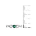 thumbnail image 6 of Everly Women's Created Emerald Sterling Silver Ring, 6 of 6