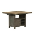 thumbnail image 1 of Pemberly Row Ensemble Contemporain de Table de Rassemblement 7 Pcs Gris Pâle, 1 of 9