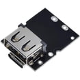 thumbnail image 4 of HUGFEGWE Type-C USB 5V 2A Boost Converter Step-Up Power Module Lithium Battery Charging Protection Board LED Display USB for DIY Charger (Color : with Welding) CJB91-124265, 4 of 6