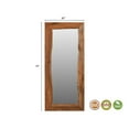 thumbnail image 2 of Taran Designs Oren 72" Live Edge Solid Wood Accent Mirror, 2 of 5