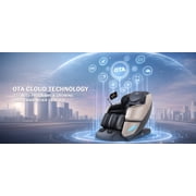 MassaMAX 4D Massage Chair, OTA Update & Electric Extendable Footrest, Zero Gravity, with Touch Screen, Quick Access Buttons