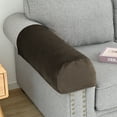 thumbnail image 4 of Skksst Velvet Armrest Slipcover Anti-slip Recliner Sofa Couch Armchair Loveseat Protector Cover, 4 of 7