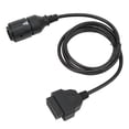 thumbnail image 1 of Cable adaptador OBD2 de 1,5 m, 10 pines macho a hembra de 16 pines, convertidor OBD II, Cable de escáner de diagnóstico para motocicletas ICOM D, 1 of 12