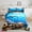 Sea Turtle, variant on Erosebridal Sea Turtle Comforter Set Queen Size,Shark Bedding Set,Ocean Animals Fishes Down Comforter,Tortoise Rainbow Coral Duvet Insert,Home Textiles Comforters for Teens