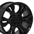 thumbnail image 5 of OE Wheels CV65 20 Inch Rims Fit Silverado 1500 ZR2 Style 6-139.7 20x9 Gloss Black - Hollander 14089 (Set of 4), 5 of 5