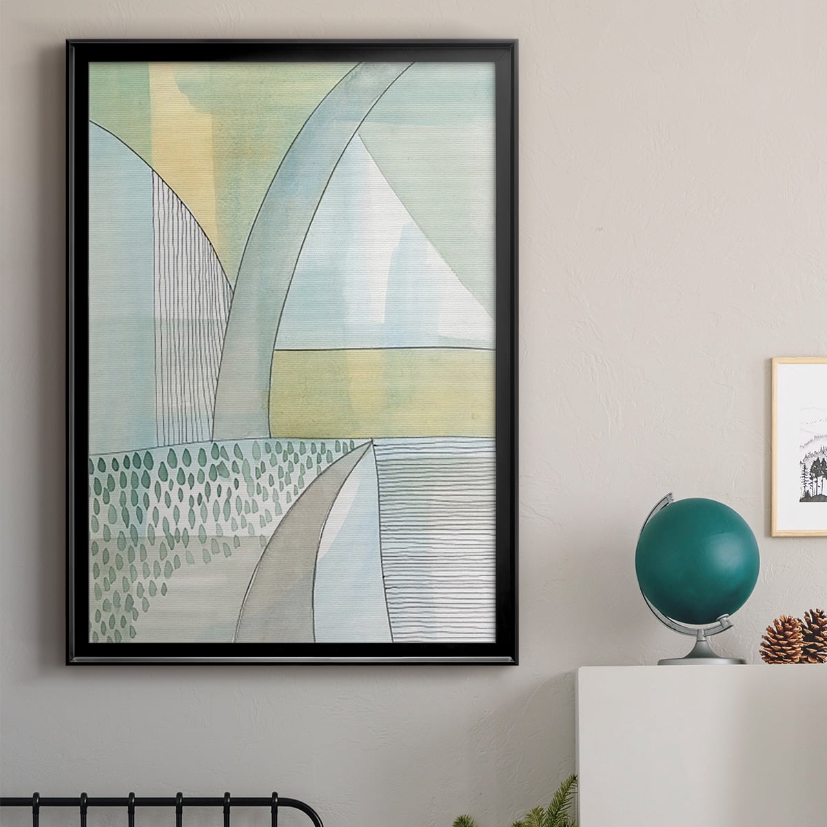 Mint Reflection II Premium Framed Print, in Gold, Black, or Silver - Ready to Hang