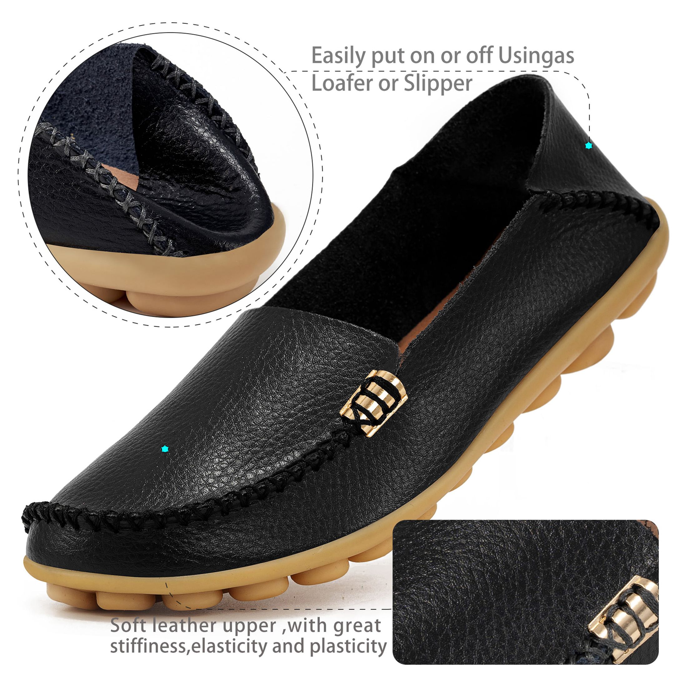 Ablanczoom Women's Comfort Loafer Flats photo 5